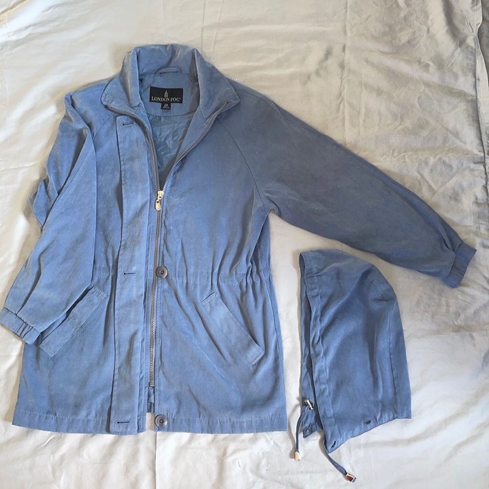 London Fog, blue jacket